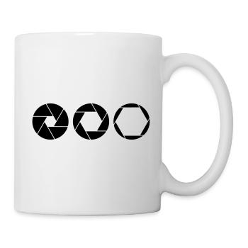 Fotograf Blende - Tasse - Weiß - Rechts