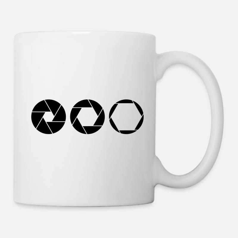 Fotograf Blende - Tasse - Weiß