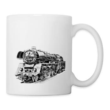 Steam locomotive - Mug - white - Right