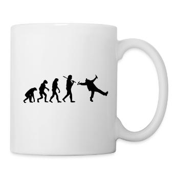Evolution : Drunk - Tasse - Weiß - Rechts