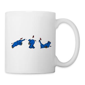 La roulade - Mug blanc - blanc - Droite