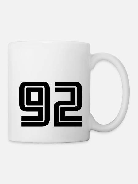 92 - Mug blanc - blanc