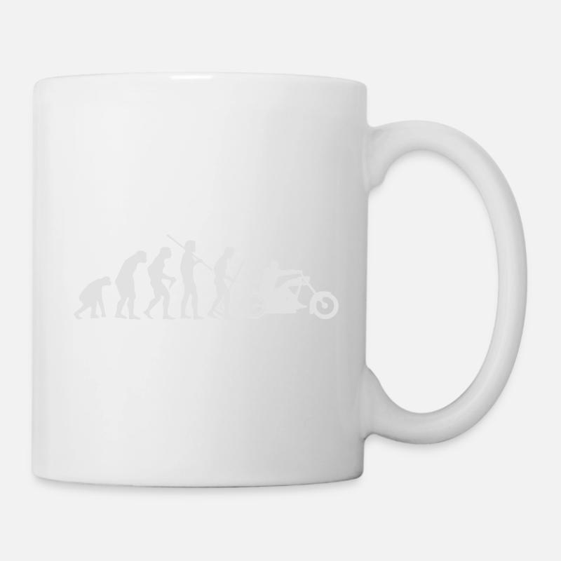 MOTORRAD EVOLUTION - Tasse - Weiß