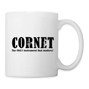 Cornet, The ONLY instrume - Mug - white - Right