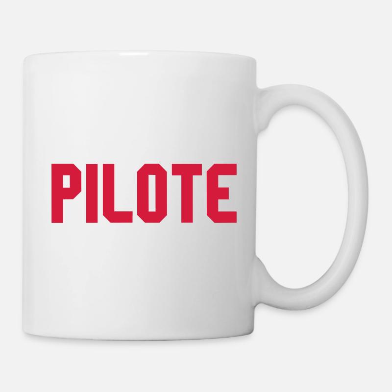 Pilote - Mug blanc - blanc