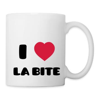 I Love La Bite - Mug blanc - blanc - Droite
