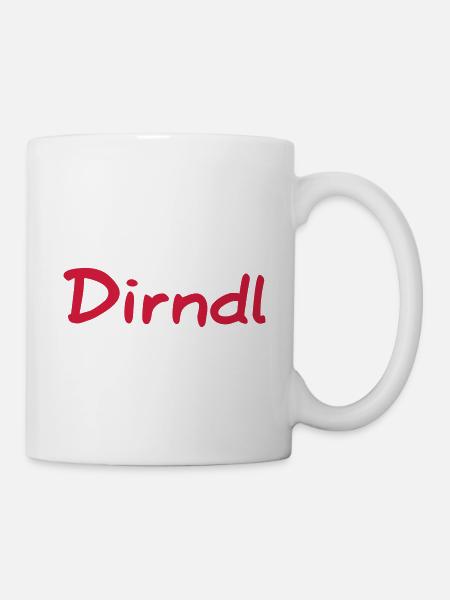 Dirndl - Österreich - - Tasse - Weiß