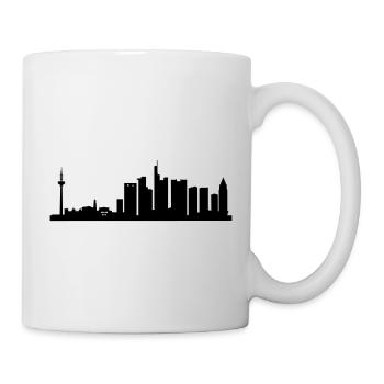 Skyline Frankfurt - Tasse - Weiß - Rechts