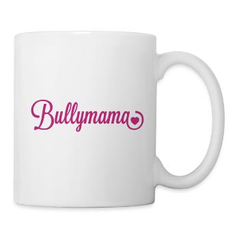 Bullymama mit Herz - Tasse - Weiß - Rechts