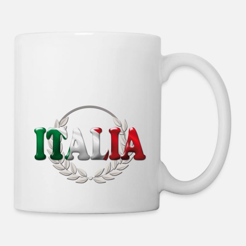 lauriers d'Italie2 - Mug blanc - blanc