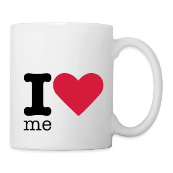 I Love Me - Tasse - Weiß - Rechts