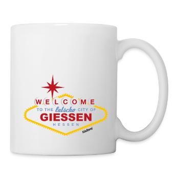 Welcome to the latscho City of Gießen - Tasse - Weiß - Rechts