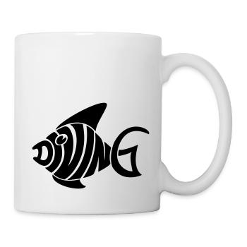 diving - Tasse - Weiß - Rechts