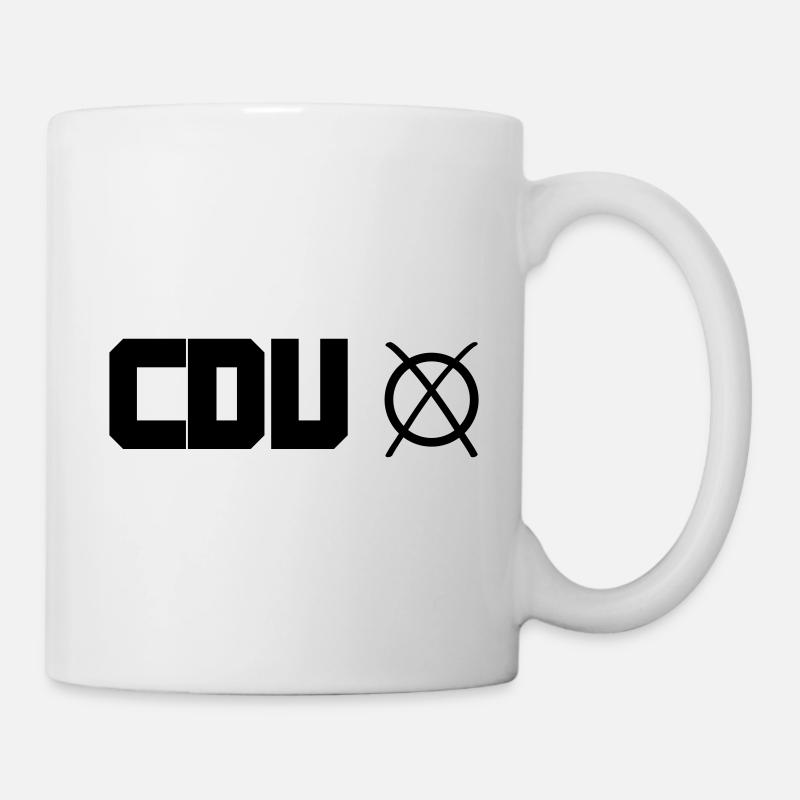 cdu - Tasse - Weiß