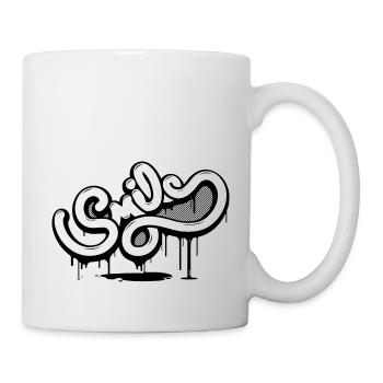 Graffiti Smile - Mug blanc - blanc - Droite