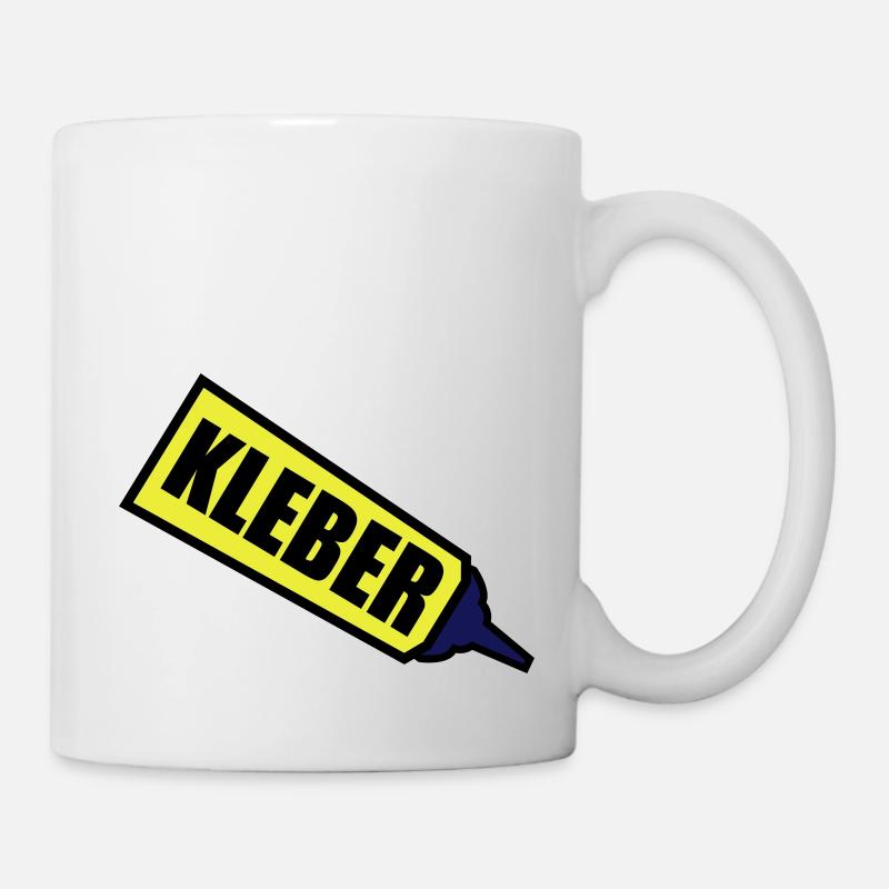 kleber_3c - Tasse - Weiß