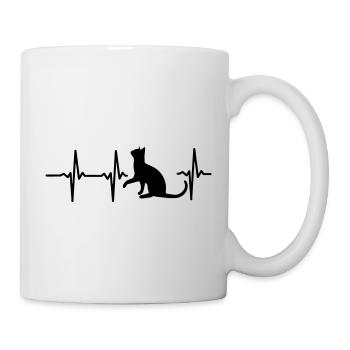 A HEART FOR CATS! - Mug - white - Right