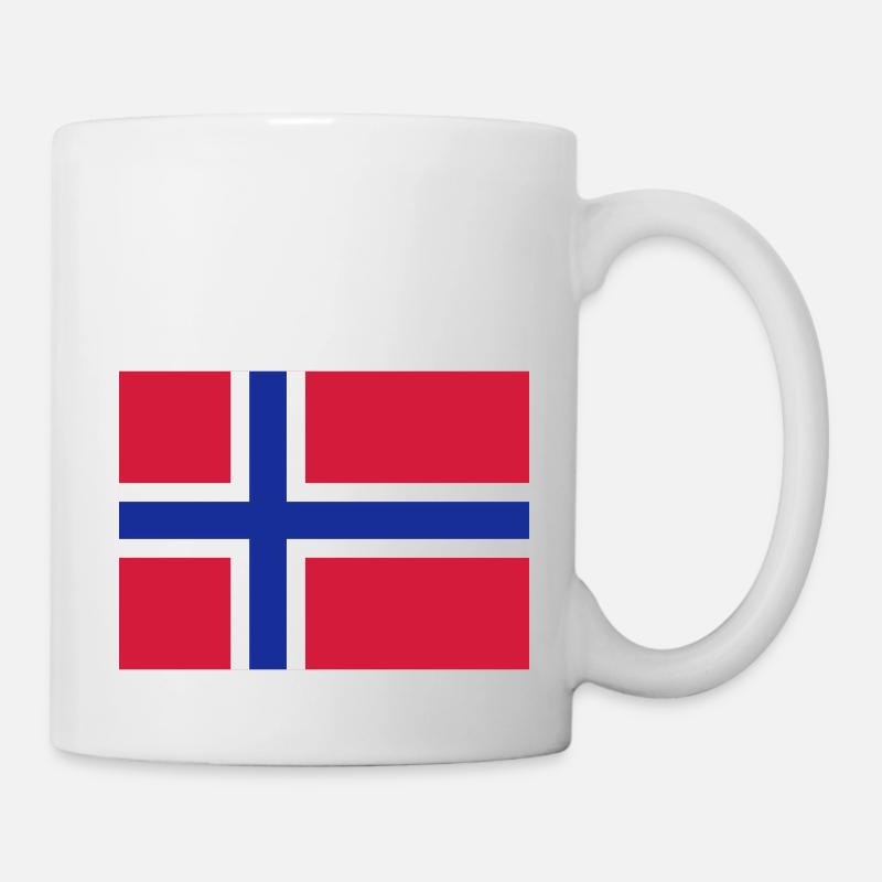 norway flag - Mug - white
