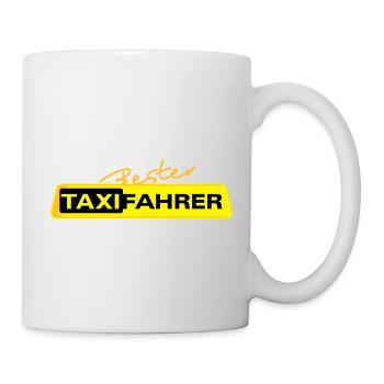 Bester Taxifahrer 1 - Tasse - Weiß - Rechts