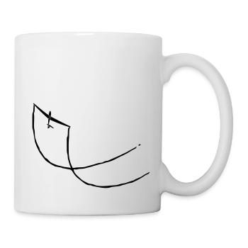 kunstflug segelflugzeug - Tasse - Weiß - Rechts