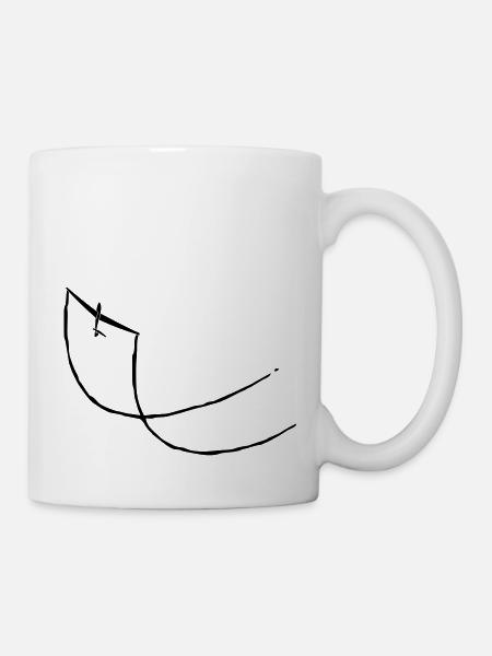 kunstflug segelflugzeug - Tasse - Weiß