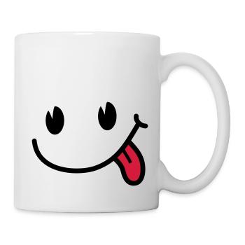 Smiley - Tasse - Weiß - Rechts