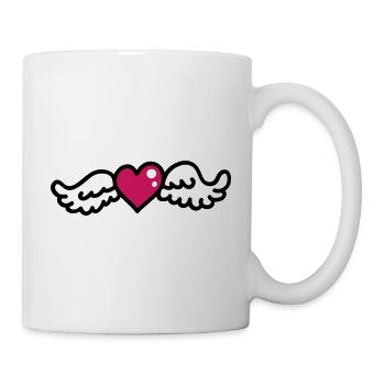 Heart Wings 3 - Mug - white - Right