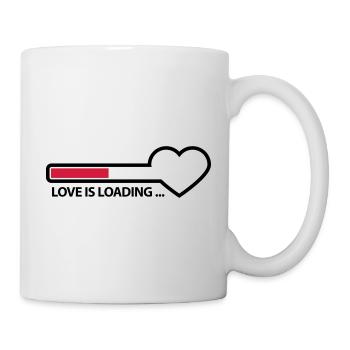 love_is_loading_2c - Mug blanc - blanc - Droite