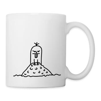 maulwurf_1c - Tasse - Weiß - Rechts