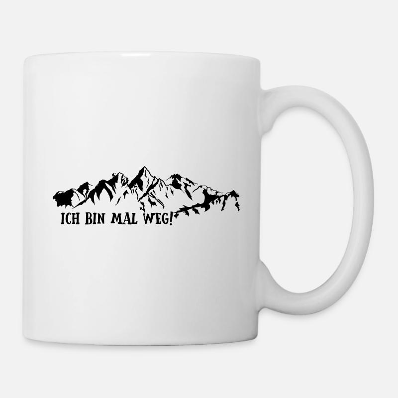 ich bin mal weg - Tasse - Weiß