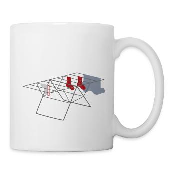 Wäsche - Tasse - Weiß - Rechts