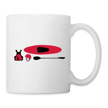 kayak equipment - Tasse - Weiß - Rechts