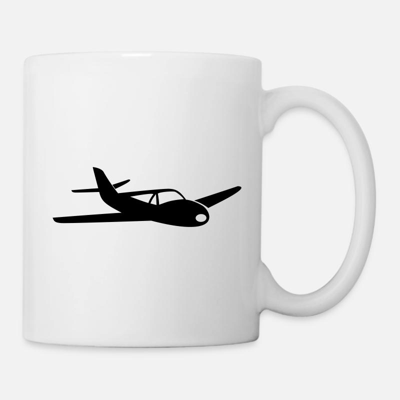 Kleines Sportflugzeug - Tasse - Weiß