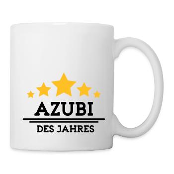 azubi des Jahres - Tasse - Weiß - Rechts