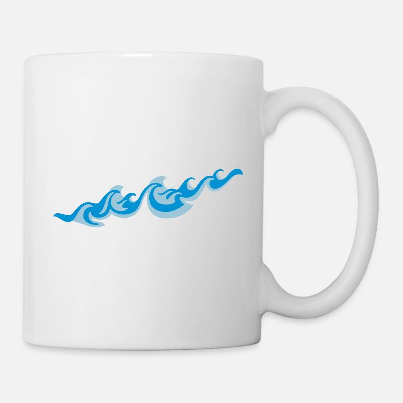 Waves 2C - Tasse - Weiß