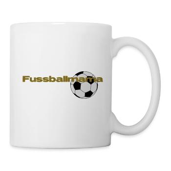Fussballmama - Tasse - Weiß - Rechts