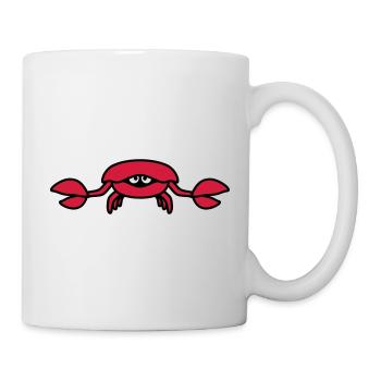 underwater_crab_3c - Mug blanc - blanc - Droite