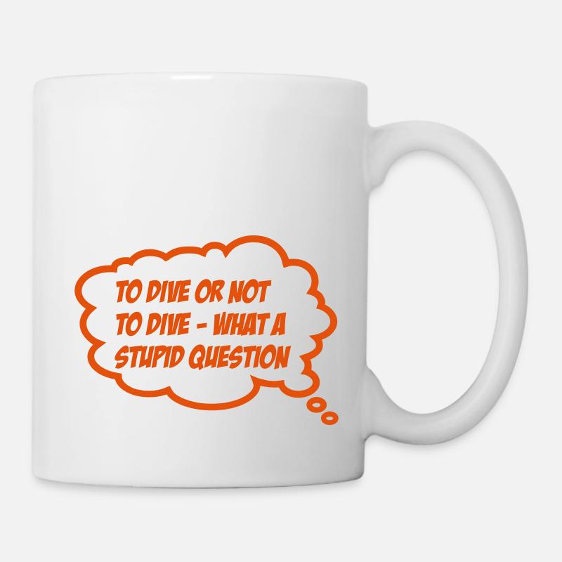 plongée - Mug blanc - blanc