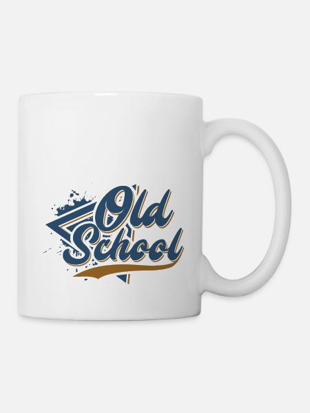 Old School - Mug blanc - blanc