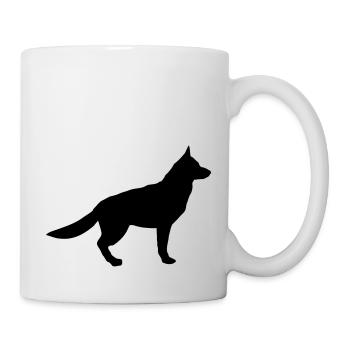 Chien - Mug blanc - blanc - Droite