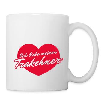 Ich liebe meinen Trakehner - Tasse - Weiß - Rechts
