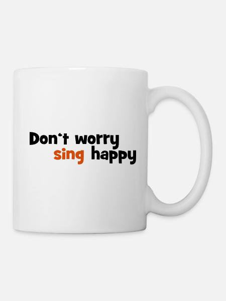 singing - Mug - white