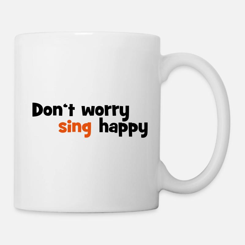 singen - Tasse - Weiß