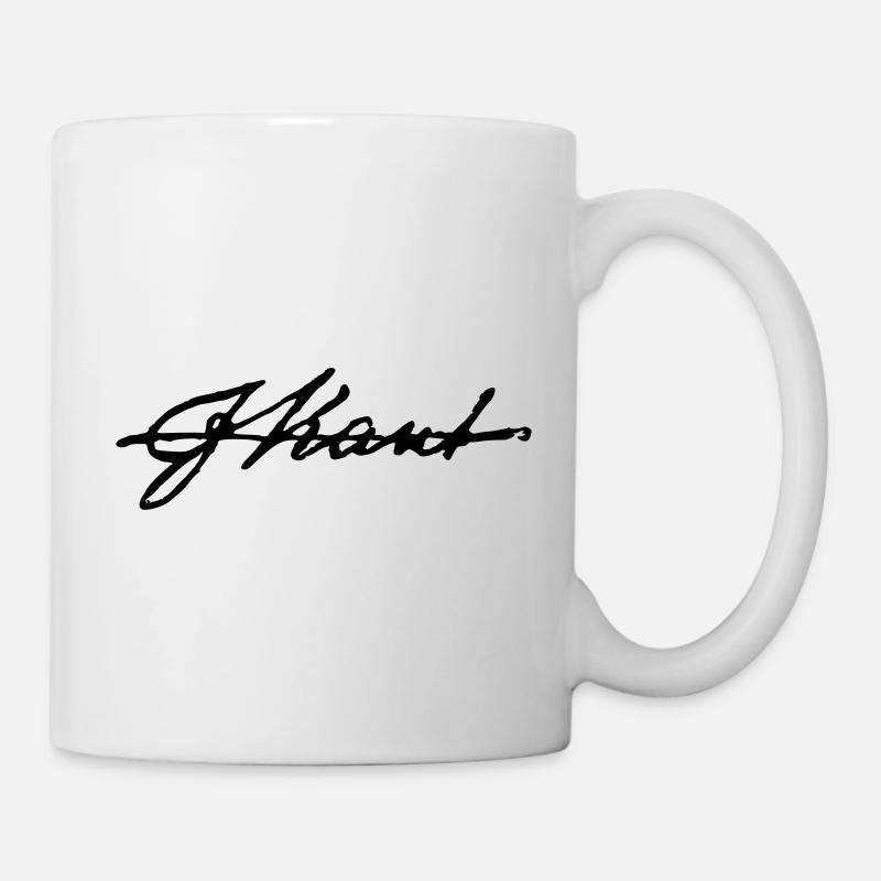 Immanuel Kant signature - Mug - white