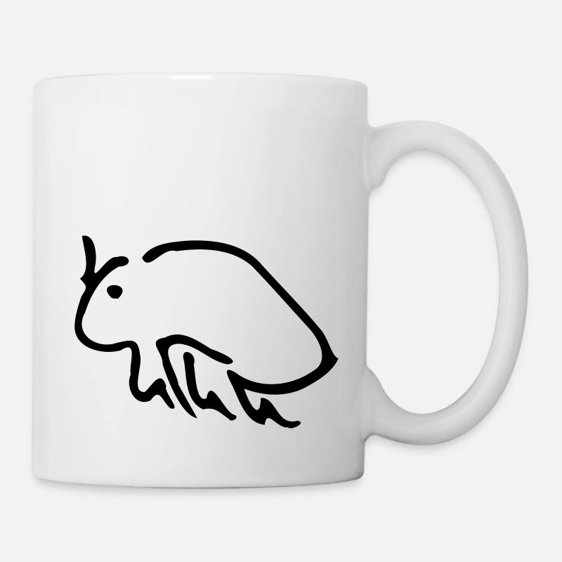 floh - Tasse - Weiß