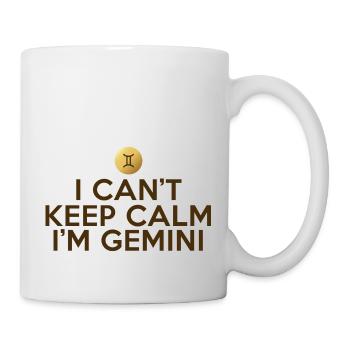 Signe astrologique Gémeaux / Zodiac Gémeaux - Mug blanc - blanc - Droite