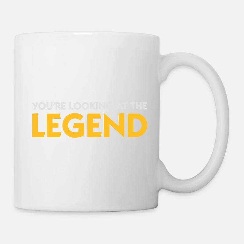 The Legend Is In Front Of You! - Mug - white
