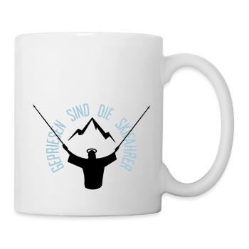 GEPRISEN SIND DIE SKIFAHR - Tasse - Weiß - Rechts
