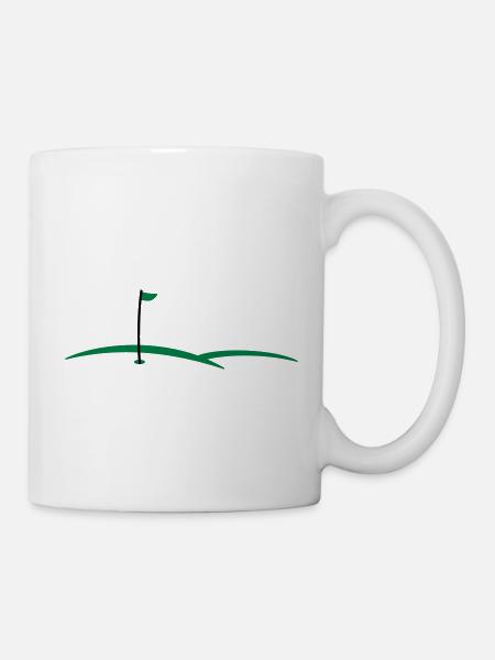 Trou de golf 2c - Mug blanc - blanc
