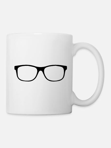 glasses - Mug - white